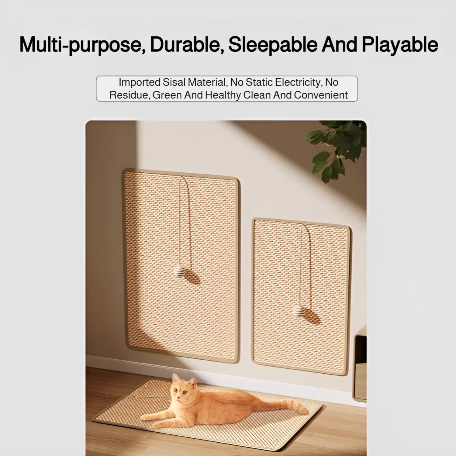 Cat Sisal Scratching Mat for Furniture Protection