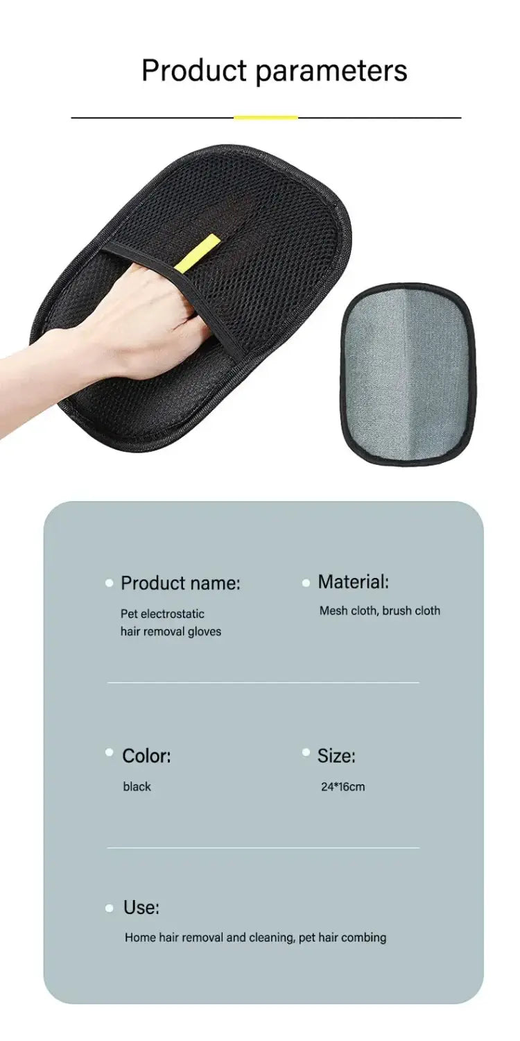 1A-Pet Hair Removal Mitts for Cats and Dogs – Static Brush