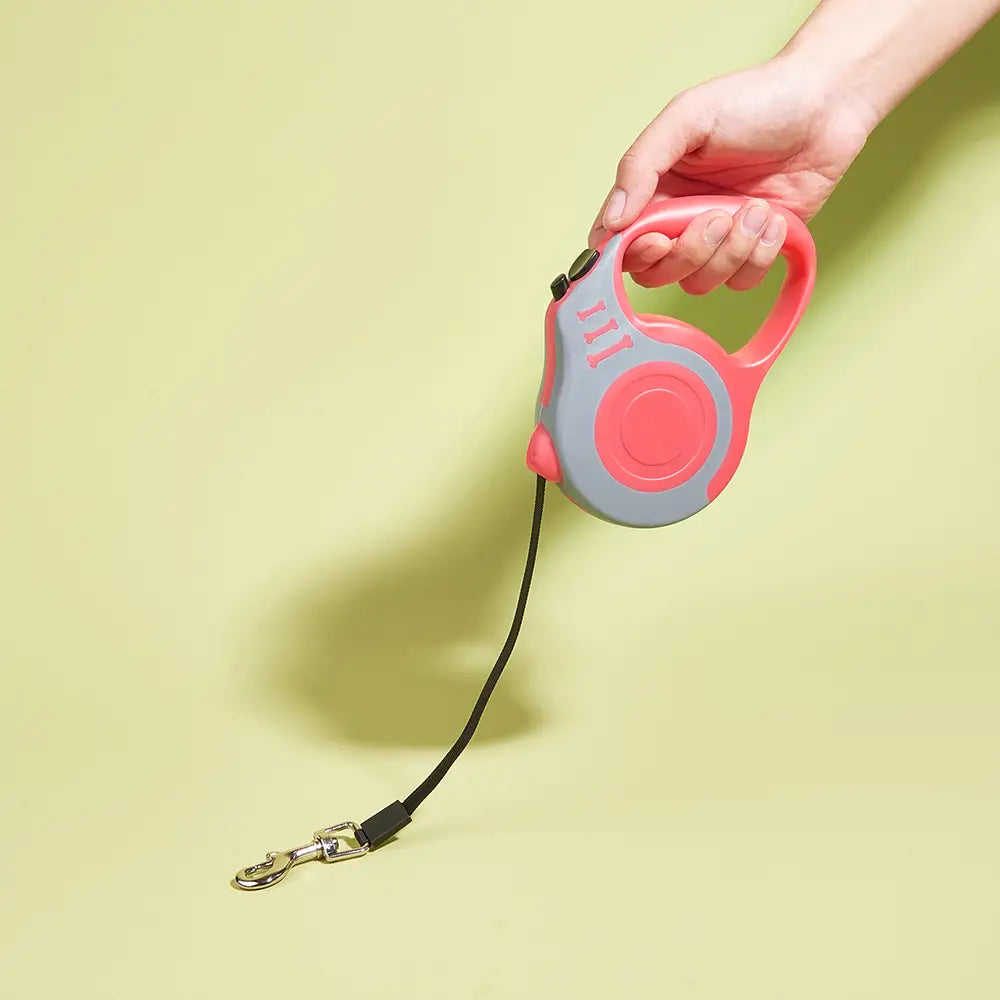 Retractable Dog Leash with Instant Safety Lock Control