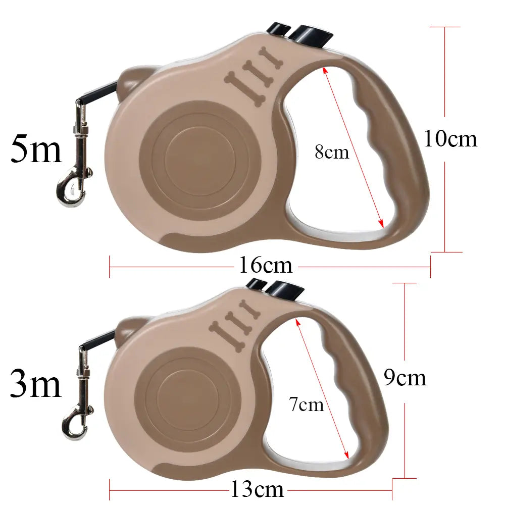 Retractable Dog Leash with Instant Safety Lock Control
