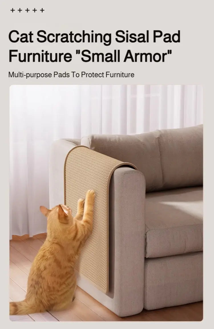 Cat Sisal Scratching Mat for Furniture Protection