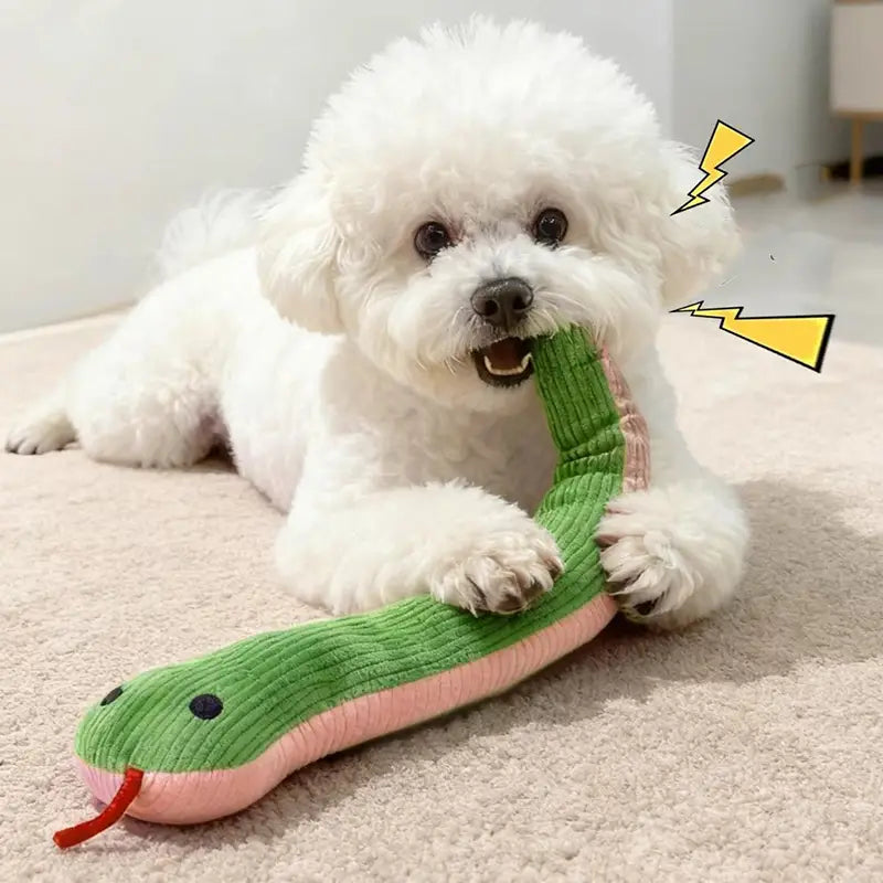Interactive Snake Toy for Engaging Dog and Cat Play