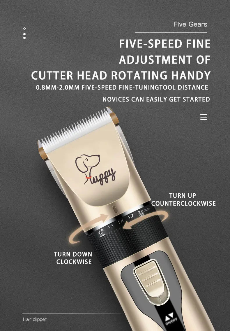 Stress-Free Pet Grooming Clipper Kit