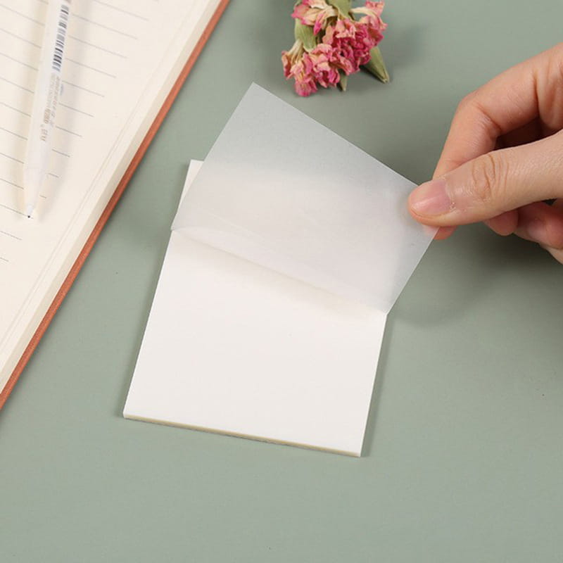 Transparent Waterproof Sticky Notes for Effortless Organizing - Transparent Sticky Notes