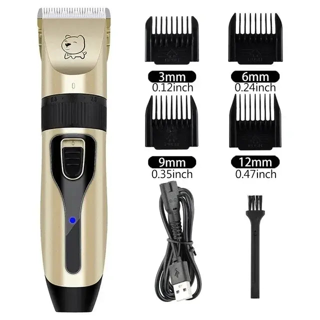 Quiet Cordless Pet Grooming Clipper for Stress-Free Trims