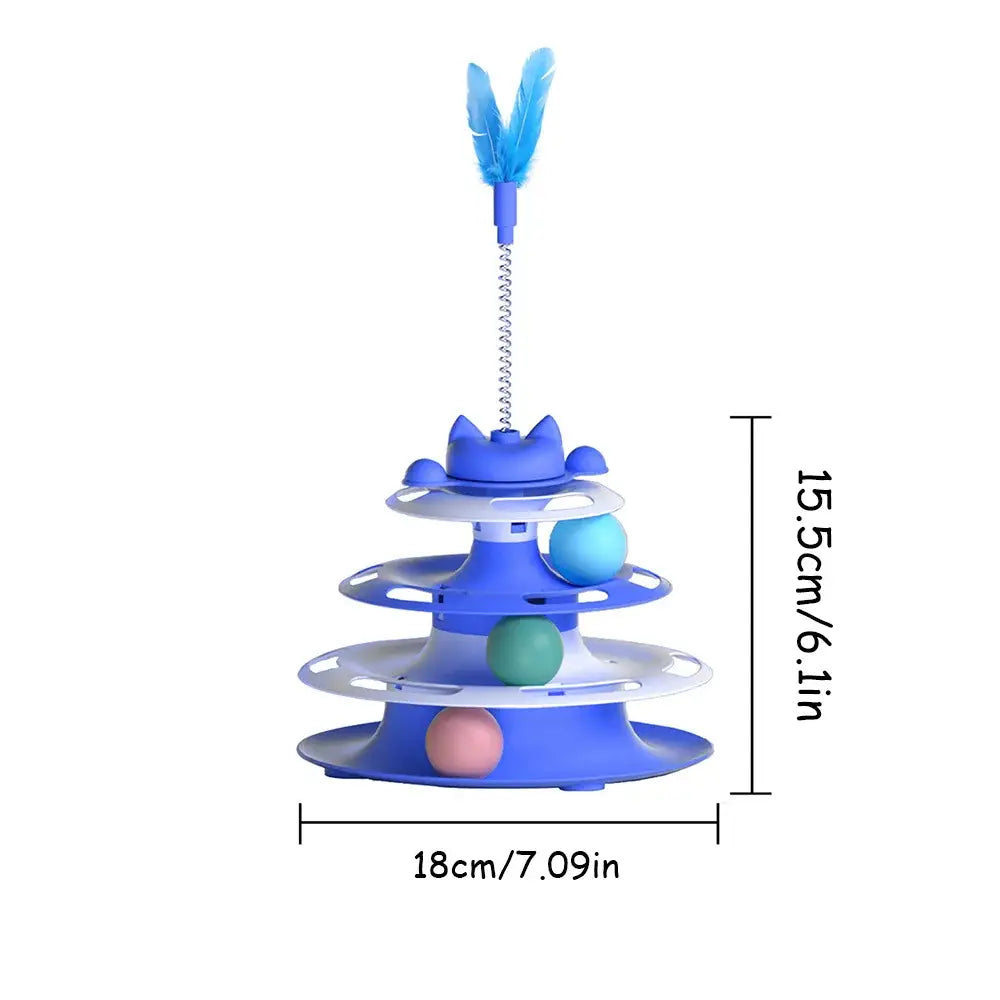 Interactive Cat Turntable Toy for Healthy Active Play