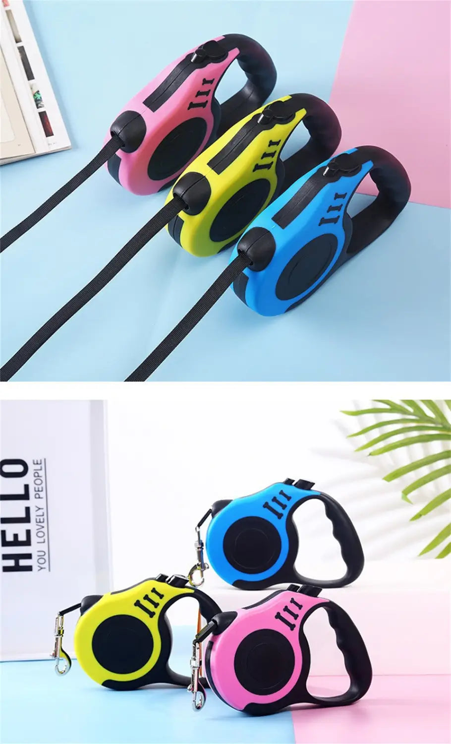 Retractable Dog Leash for Easy Walks and Outdoor Control