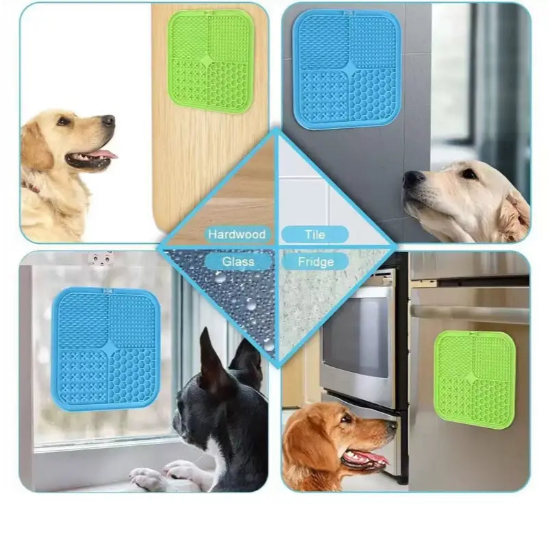 Interactive Pet Licking Mat for Calmer, Slower Meals