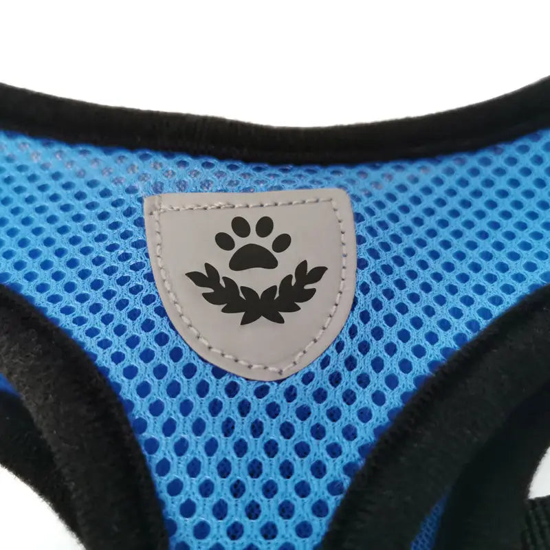 Reflective Pet Harness Vest and Leash Set for Safety