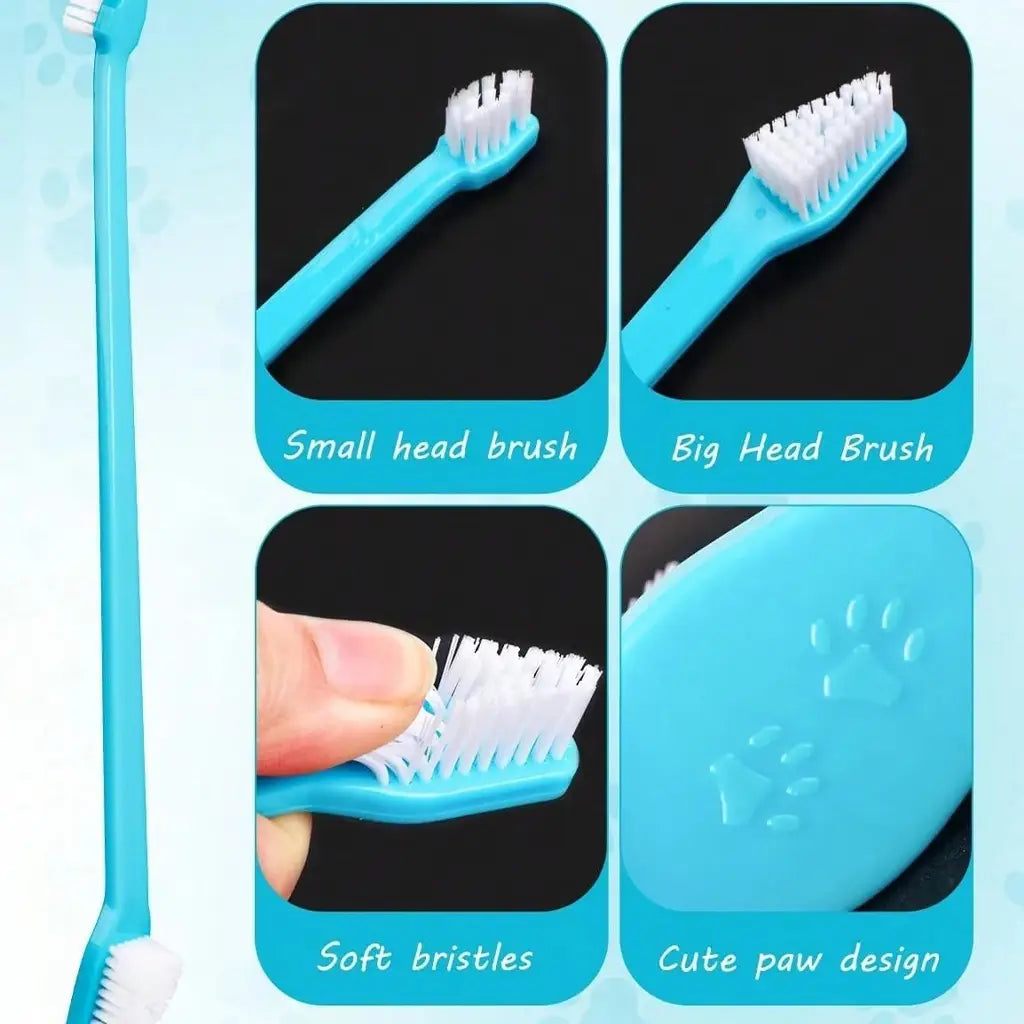 Slow Feeder Dog Bowl and Dental Cleaning Kit Set