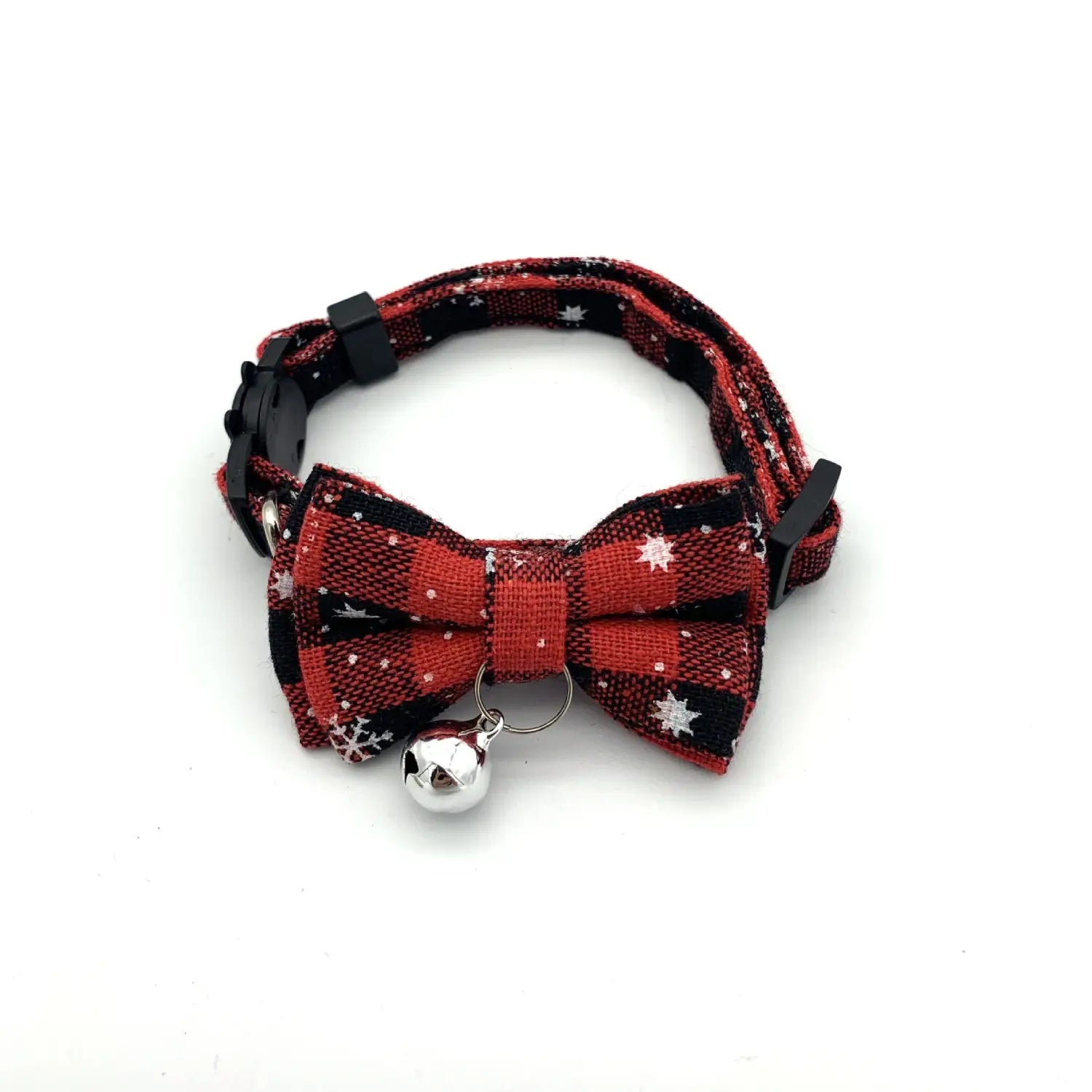 Adjustable Breakaway Cat Collar with Bow and Safety Bell
