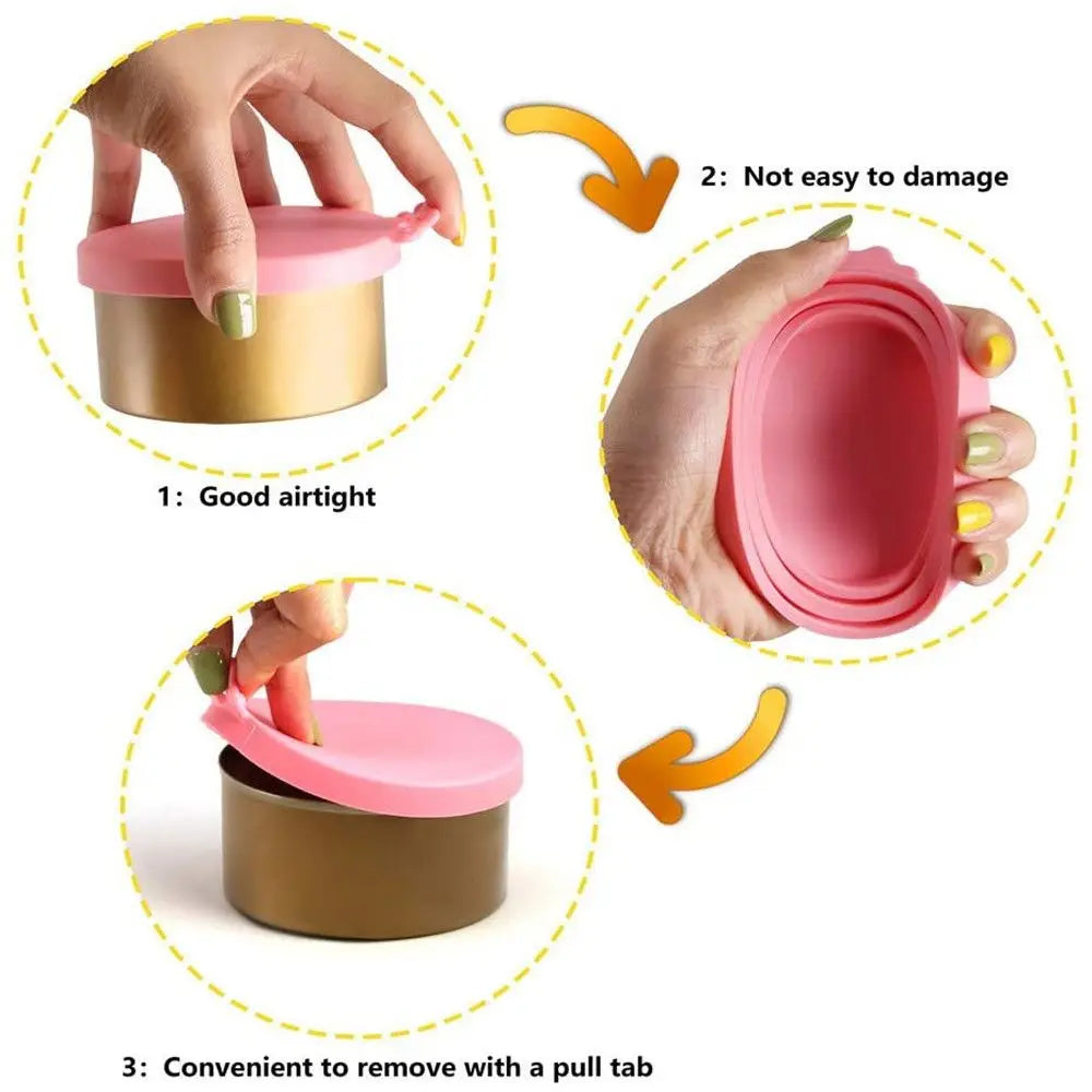 Airtight Silicone Can Lids Keep Food Fresh Longer