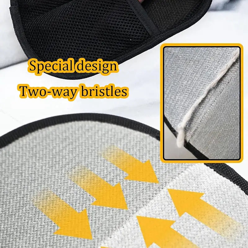 Pet hair removal tools reusable gloves pet double-sided beauty gloves carpet removal pet fur hair pet supplies
