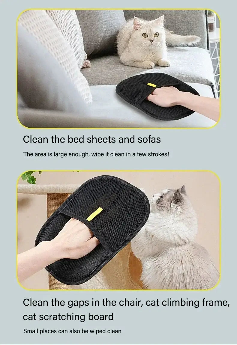1A-Pet Hair Removal Mitts for Cats and Dogs – Static Brush