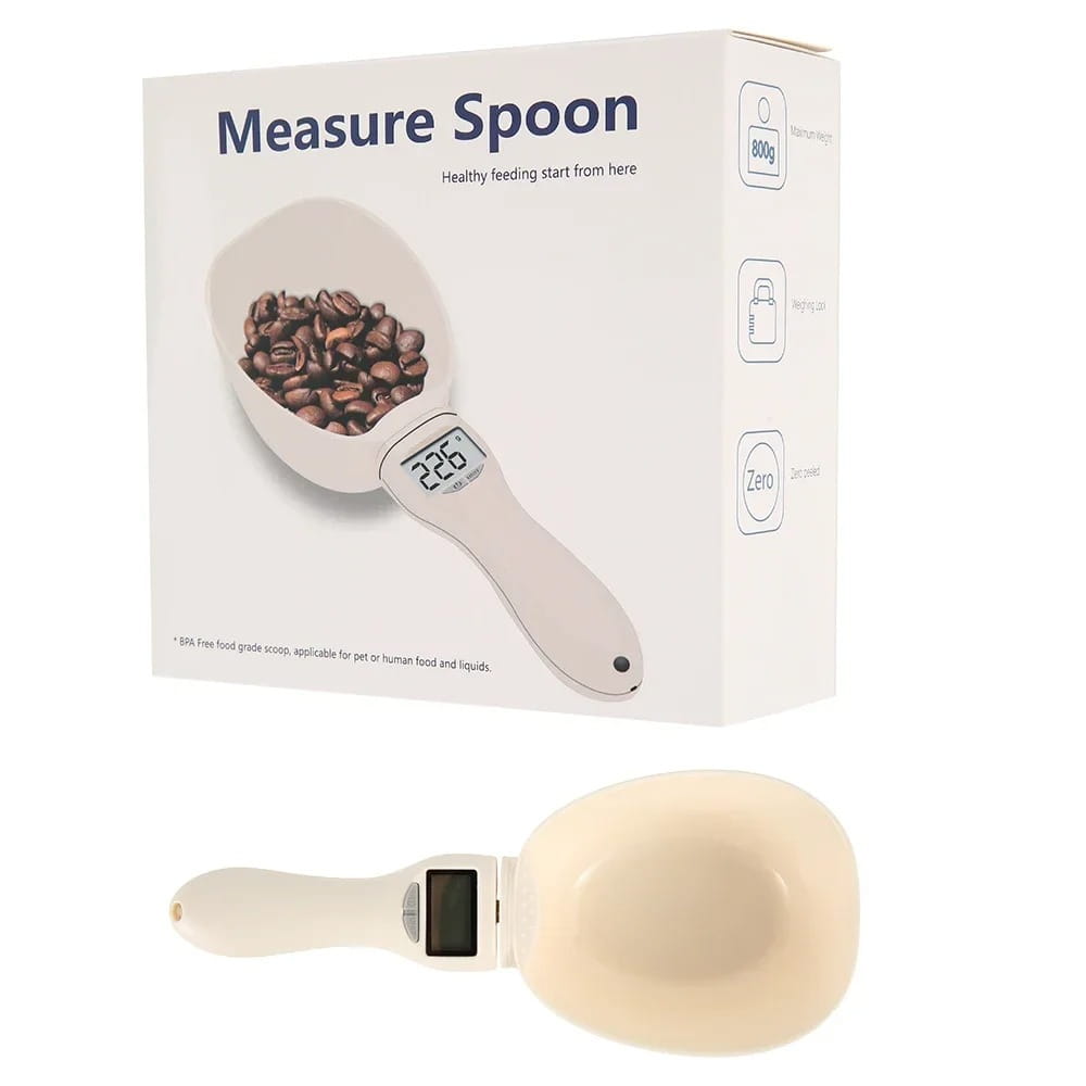 Digital Measuring Scoop for Accurate Pet Food Portions