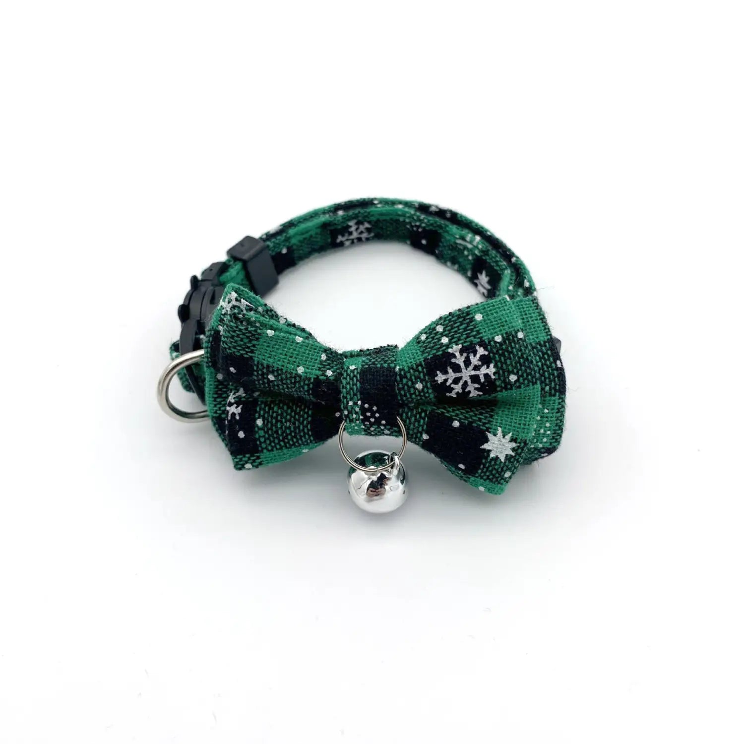 Adjustable Breakaway Cat Collar with Bow and Safety Bell