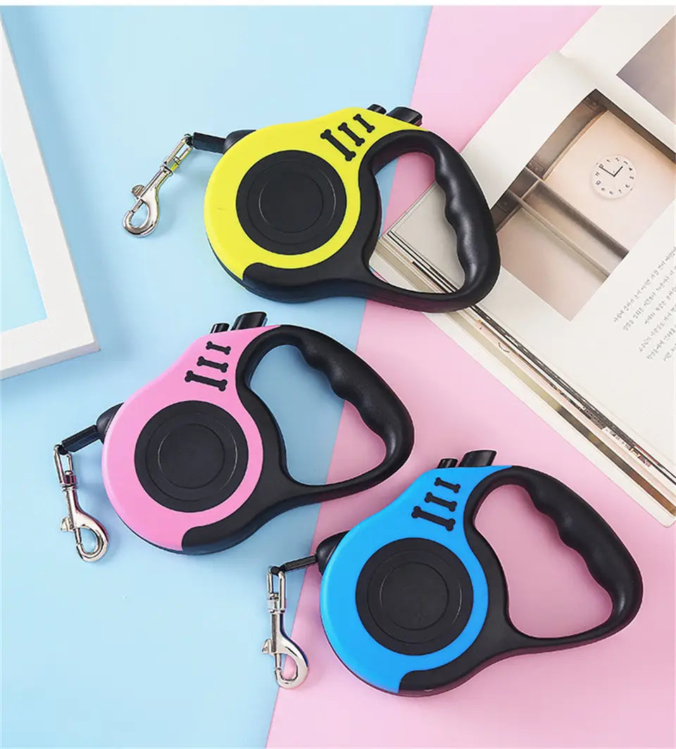 Retractable Dog Leash for Easy Walks and Outdoor Control