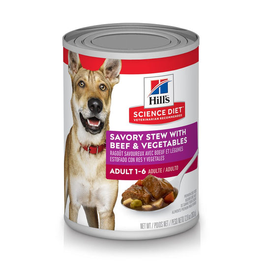 Science Diet Adult Savory Stew with Beef & Vegetables (12.8oz)