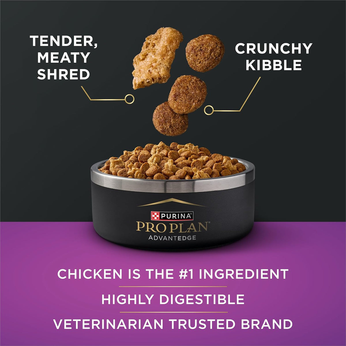 Purina Pro Plan Advantedge Senior Support 7+ Dry Dog Food, 3.5 Lb Bag
