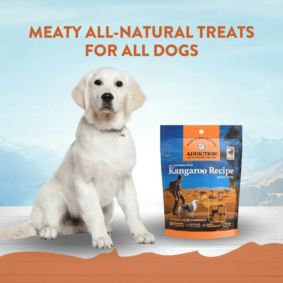 Addiction Kangaroo Air-Dried Dog Food & Treats Duo Addiction Pet Foods USA