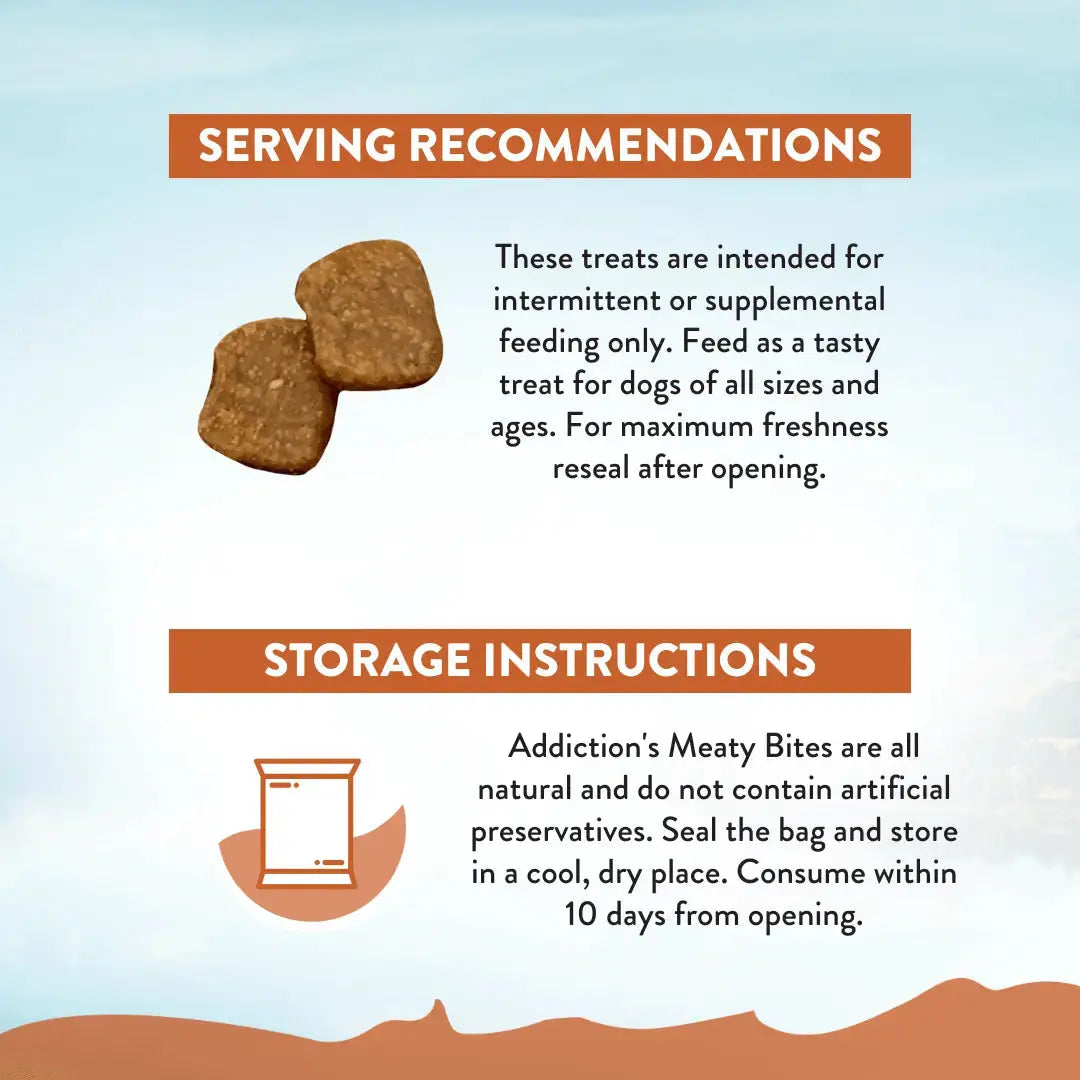 Addiction Kangaroo Air-Dried Dog Food & Treats Duo Addiction Pet Foods USA