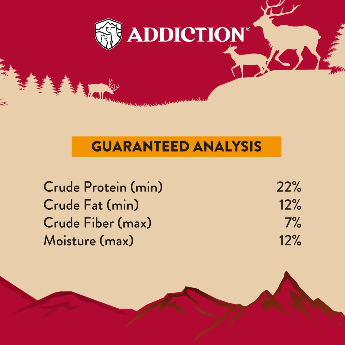 Addiction Venison Air-Dried Dog Food & Treats Duo Addiction Pet Foods USA