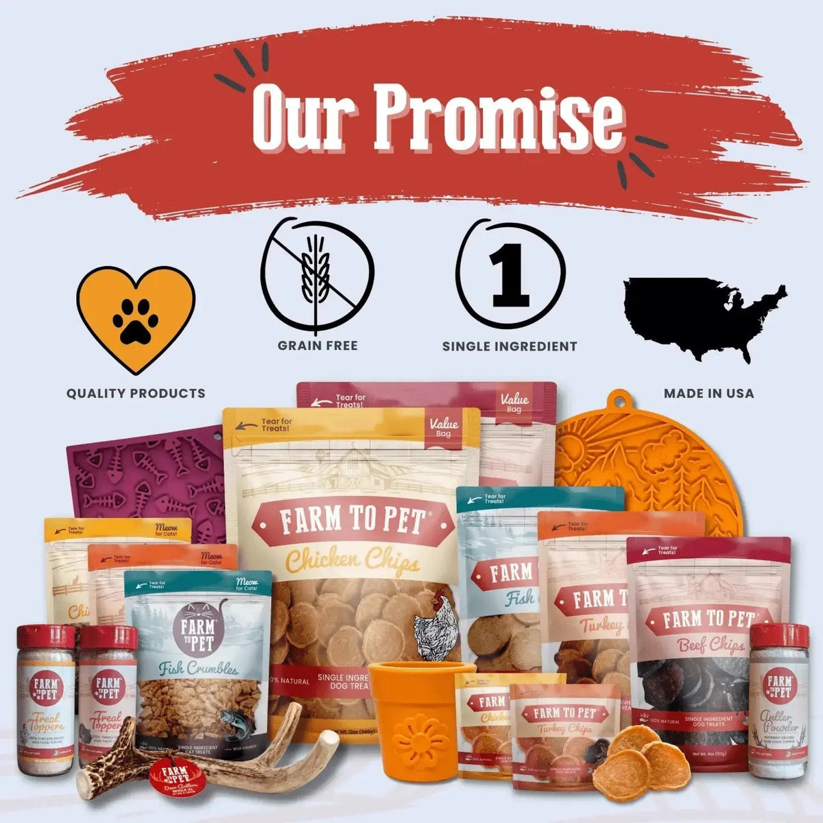 Americana Chicken Dog Treats | Celebrate with USA-Made Treats - Chip