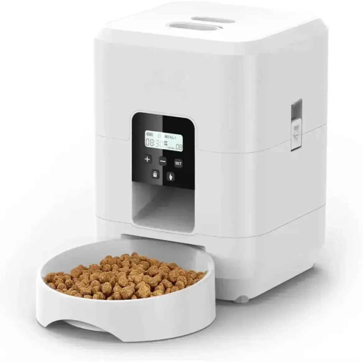 Automatic Pet Feeder - White Button Style / AU