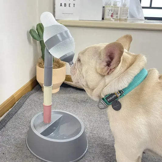 Automatic Pet Water Dispenser Stand Feeder Bowl Adjusting Height - Petcare