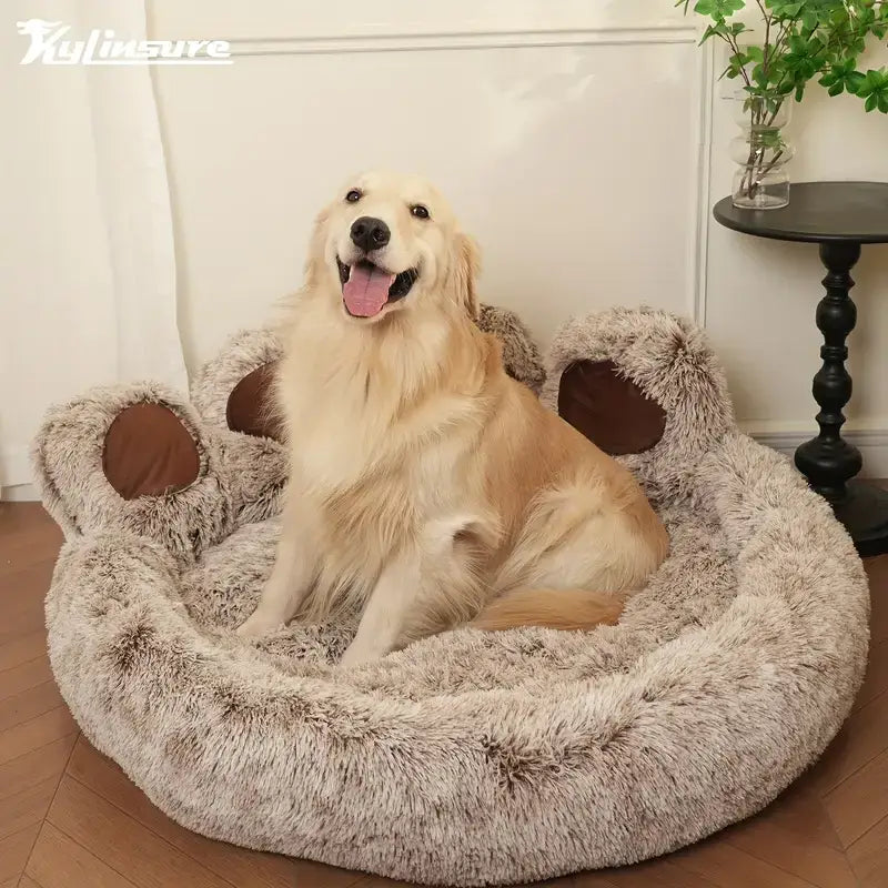Donut Pet Bed for Joint Support and Restful Pet Sleep