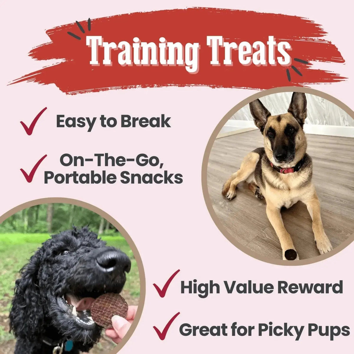 Beef Dog Treats | Single-Ingredient Healthy Treats for Dogs - Chip