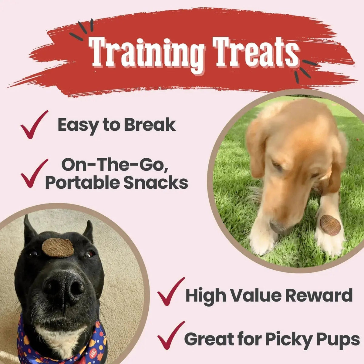Beef Dog Treats | Single-Ingredient Healthy Treats for Dogs - Chip