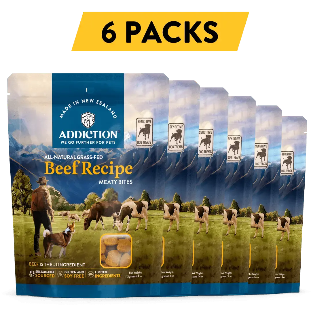 Beef Meaty Bites - Hypoallergenic Dog Treats Addiction Pet Foods USA