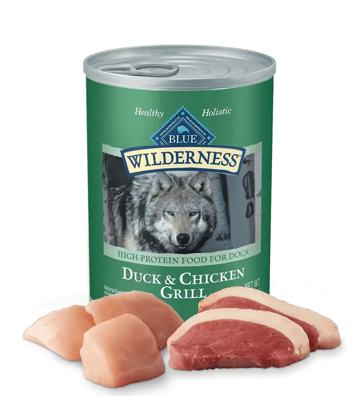 Blue Buffalo Wilderness Duck & Chicken Grill Wet Dog Can (12.5oz) - True Pet Market
