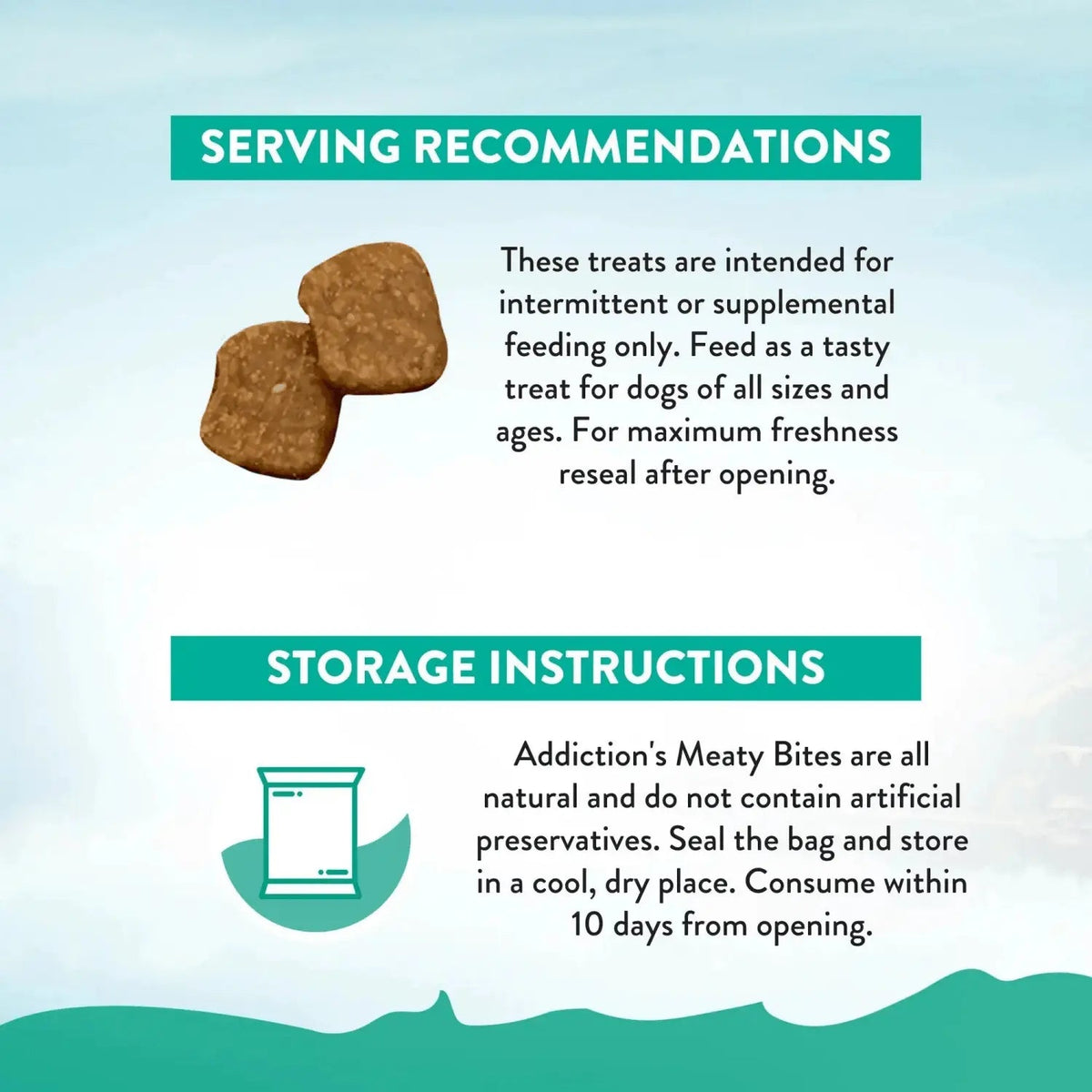 Brushtail Meaty Bites - Hypoallergenic Dog Treats Addiction Pet Foods USA