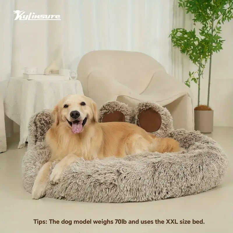 Donut Pet Bed for Joint Support and Restful Pet Sleep