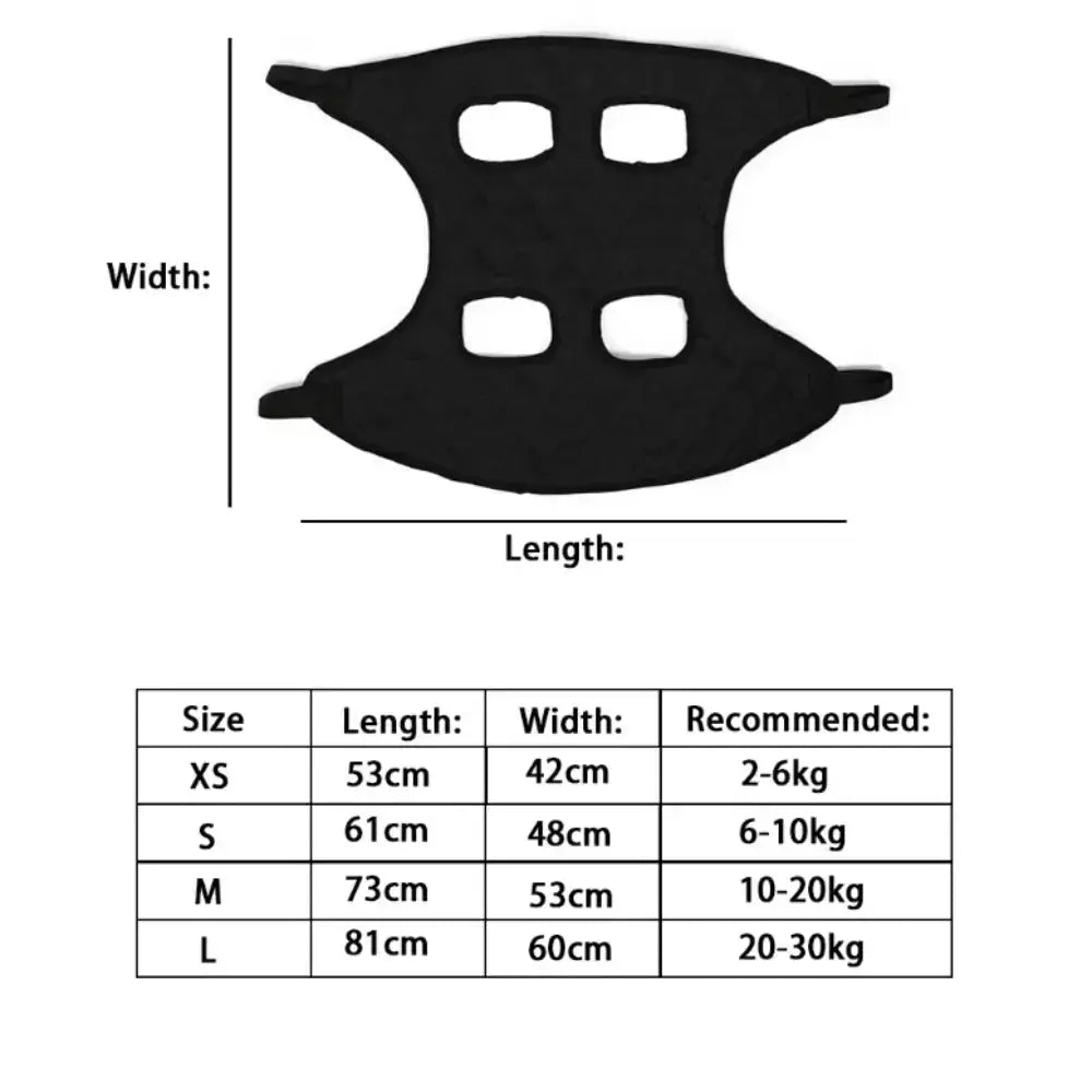 Cat Grooming Restraint Bag with Hammock - Leashes Collars & Petwear