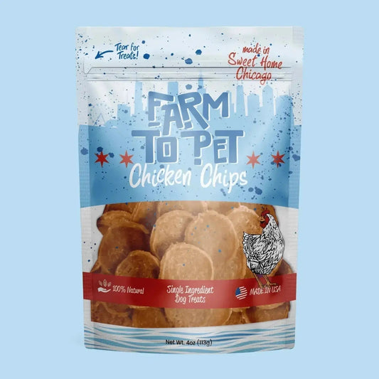 Chicago Chicken Chips for Dogs | Hometown Dog Treats - Chip