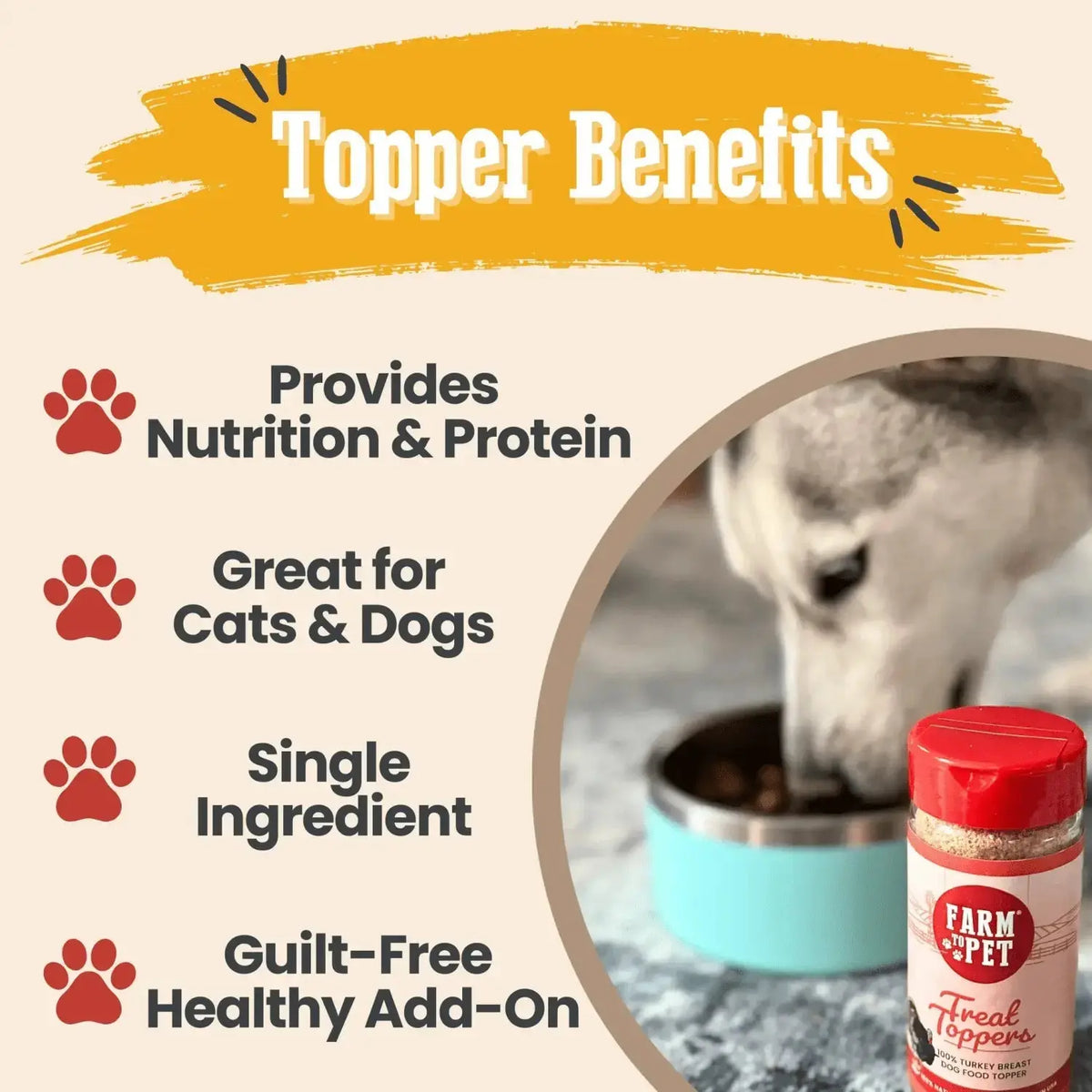 Chicken and Turkey Dog Food Topper Bundle - Bundle