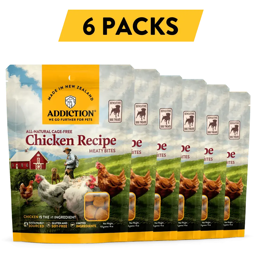 Chicken Meaty Bites - Hypoallergenic Dog Treats Addiction Pet Foods USA