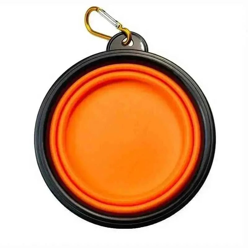 Collapsible Silicone Dog Bowl for Stress-Free Travel Feeding
