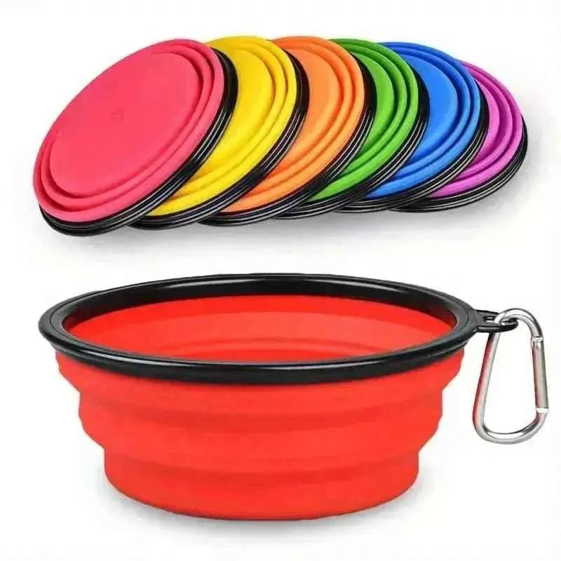 Collapsible Silicone Dog Bowl for Stress-Free Travel Feeding