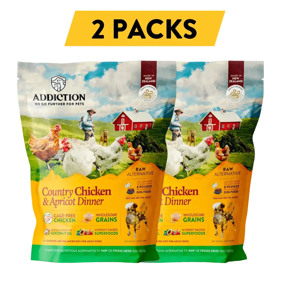 Country Chicken & Apricot Air-Dried Dog Food Addiction Pet Foods USA