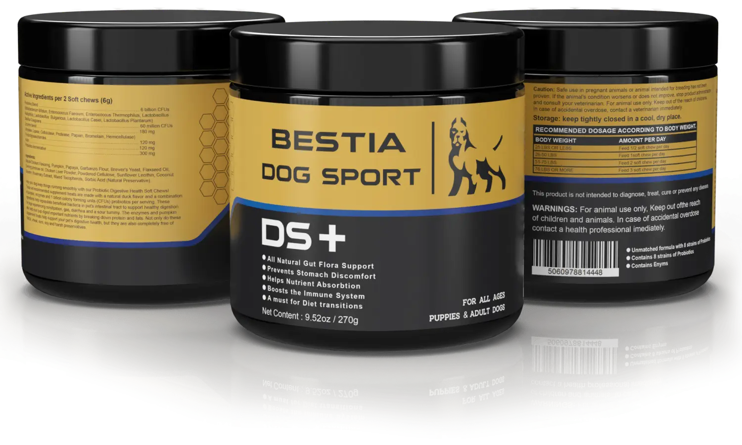 BDS DS+ Dog Probiotic Supplement