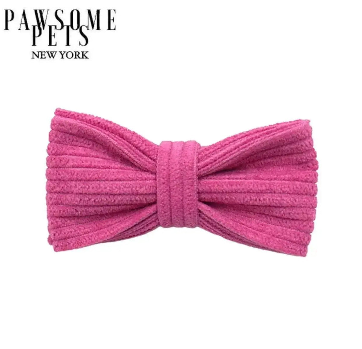 Dark Pink Bowtie - Dog Apparel