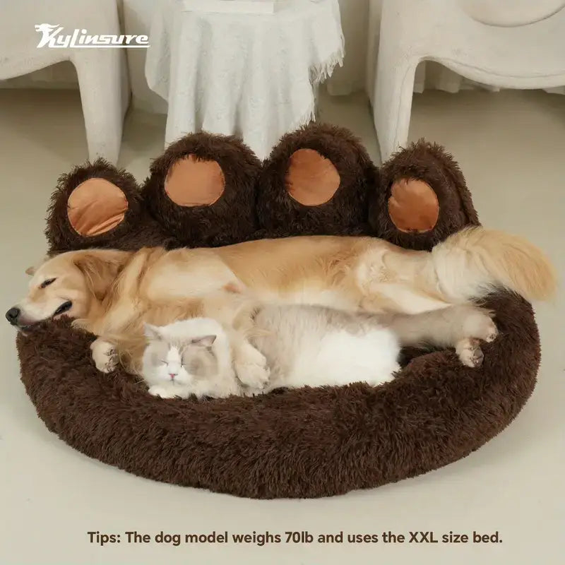 Donut Pet Bed for Joint Support and Restful Pet Sleep