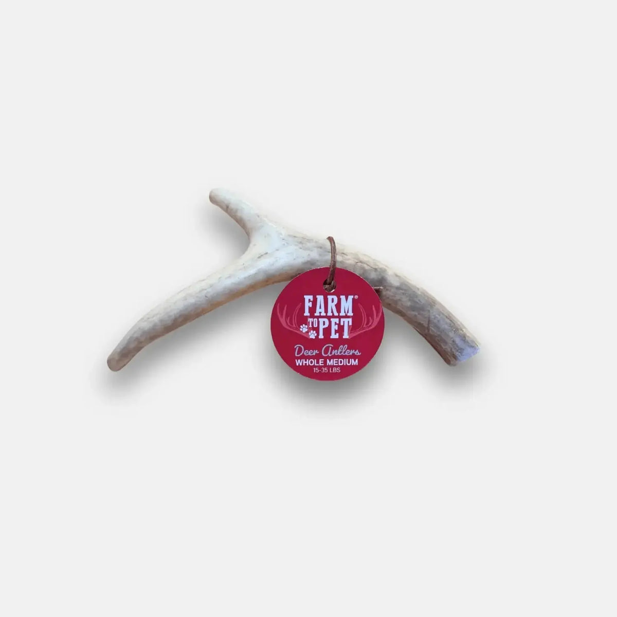 Deer Antler Dog Chews | Organic Chews for Dogs - Medium (15-35 LBS) - Antler Dog Chew