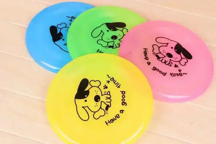 Silicone Flying Saucer Funny Pets Dog Cat Toy Dog Game Flying Discs Periwinkle Abderus