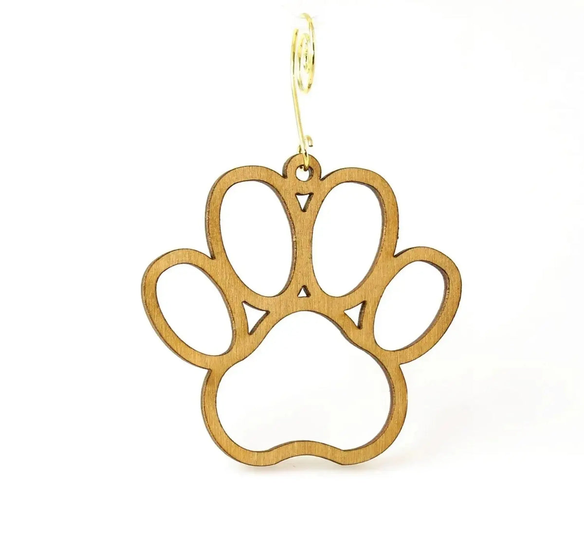 Dog Paw Ornament # 9998 - As Pictured - Earrings