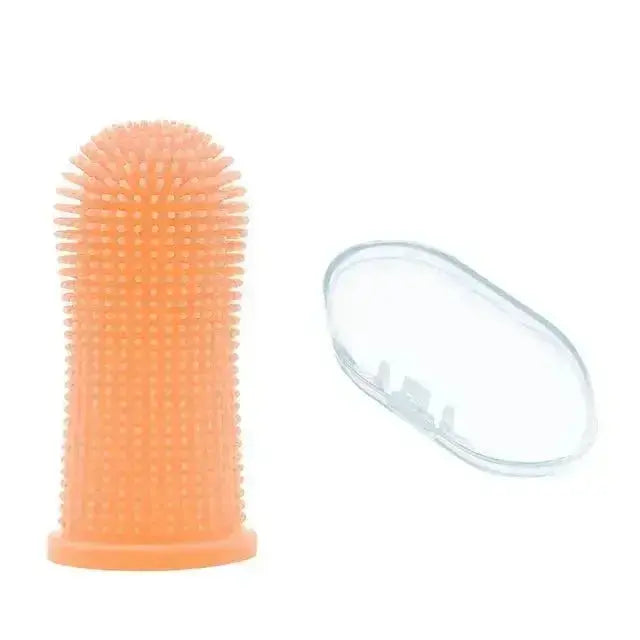 Dog Super Soft Pet Finger Toothbrush Teeth Cleaning Breath Care Nontoxic Silicone Tooth Brush Cat Dog Toothbrush Pet